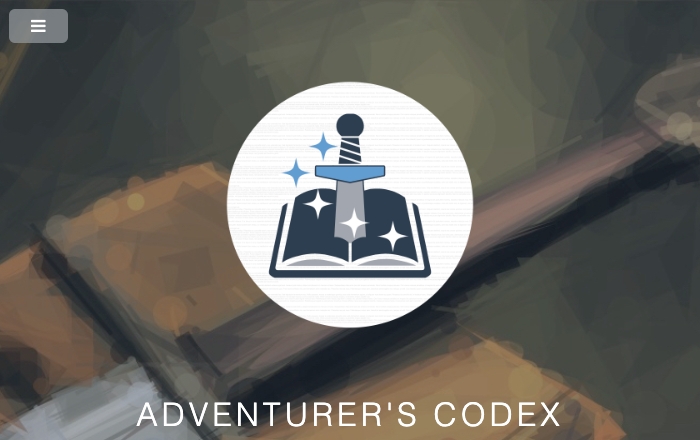 Adventurer’s Codex